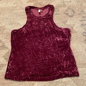 Pilcro Velvet tank